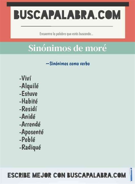 sinonimo del|More.